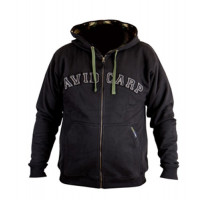 AVID CARP Реглан на блискавці ZIP-THRU HOODIE-BLACK L