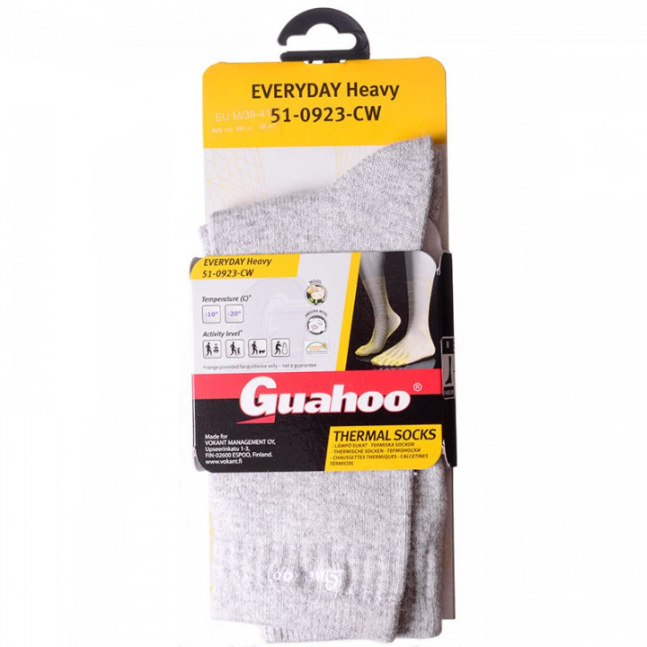 Носки Guahoo Everyday Heavy Health Angora melange grey M(39-41)