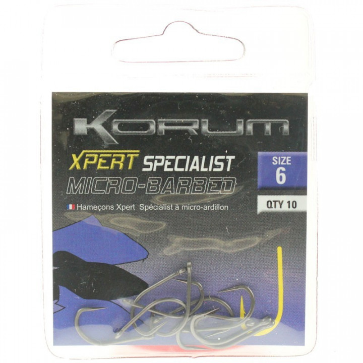 KORUM Гачки SPECIALIST MICRO BARBED №12