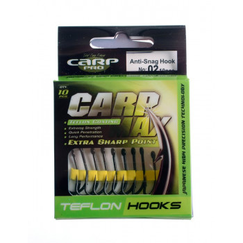 Гачок Carp Pro Teflon Anti-Snag Hooks №2