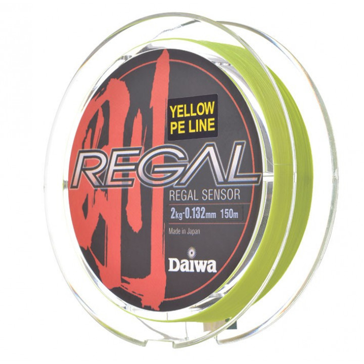 Шнур DAIWA REGAL SENSOR 0.13mm 150m 2kg жёлтый