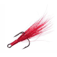 Трійник Nord Hook з борідкою (червона) 5шт. в уп. №8