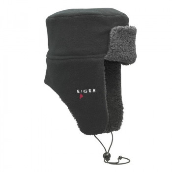 Eiger шапка зимняя Fleece Korean Hat Black S-M