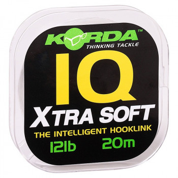 Леска-флюорокарбон Korda IQ–The Intelligent Hooklink 20m 15lb 6.8kg Прозрачный