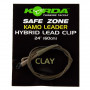 Оснастка KORDA Hybrid Lead Clip Leader 100cm 40lb Gravel