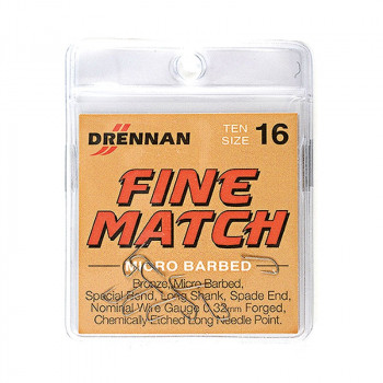 Гачки DRENNAN Fine Match №16