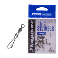Flagman фідерна застібка з вертлюгом Link Swivels S