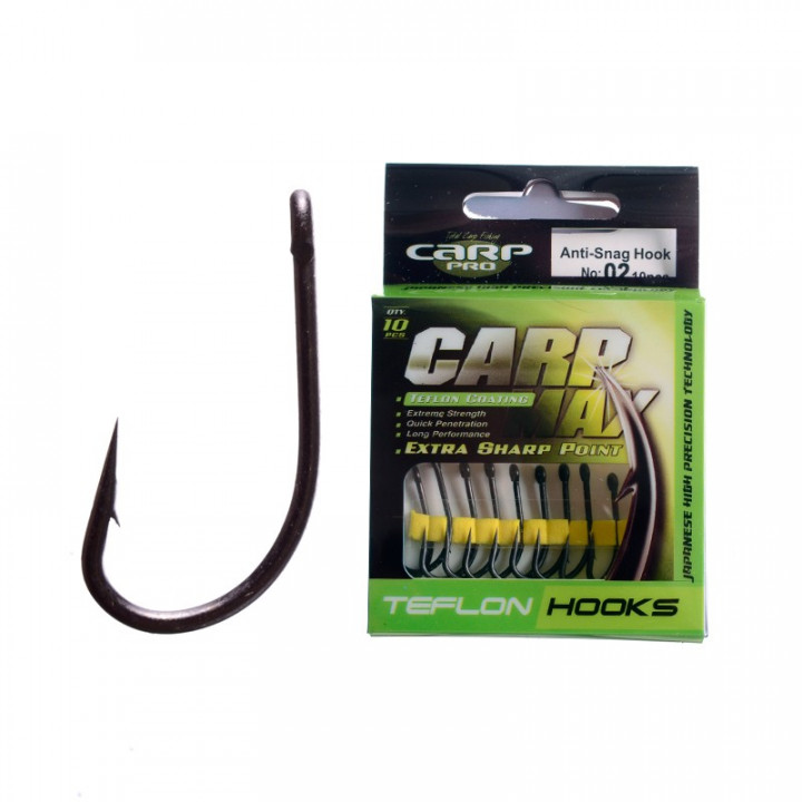 Гачок Carp Pro Teflon Anti-Snag Hooks №8