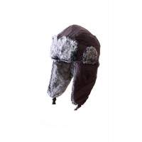 Flagman Шапка зимняя Aviator Hat Black