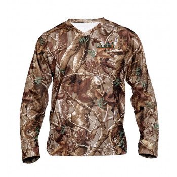 Футболка c длинным рукавом NORFIN Hunting Alder Long Sleeve Passion Green L