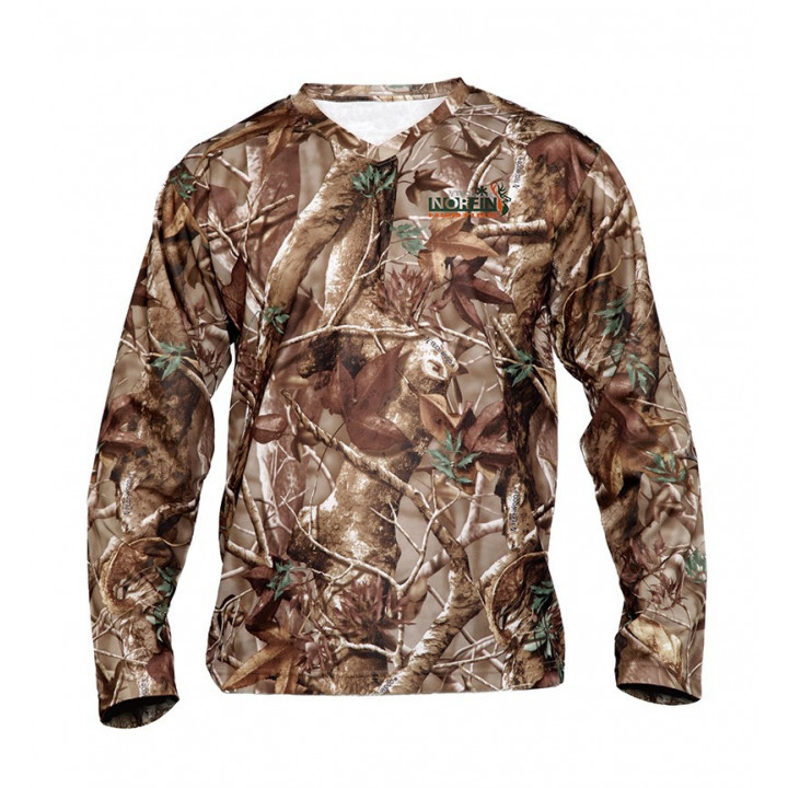 Футболка c длинным рукавом NORFIN Hunting Alder Long Sleeve Passion Green XXL