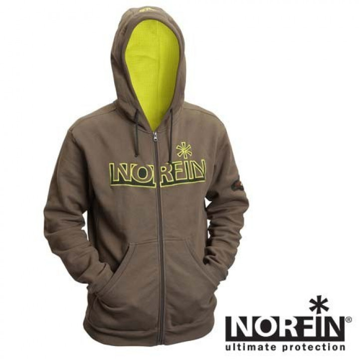 Куртка флісова з капюшоном Norfin HOODY GREEN (green) XXXL