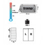 Спальний мішок-ковдра Tramp Fluff блискавка ліворуч