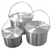 Котел алюмінієвий з кришкою Tramp 9L