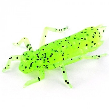 Силікон FishUp Dragonfly 10шт. 055 Chartreuse/Black