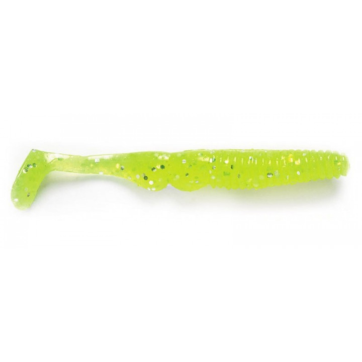 Виброхвост Lucky John Mr.Greedy 7шт. 3" 071 Lime Chartreuse