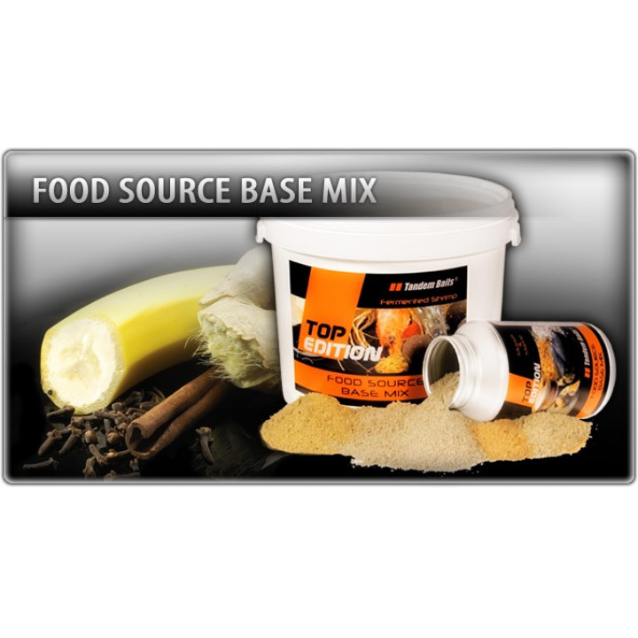 Базові суміші Tandem Baits Top Edition Food Source Base Mix 1kg 1kg Fermented Shrimp Mix