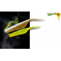 Слаг FoxRage Darter Tail 5 шт 100 мм Brown Chartreuse