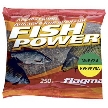 Добавка ароматизована Flagman Fish Power 250 g Макуха-кукурудза