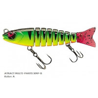 Воблер JAXON ATRACT MULTI-PARTS XMP-B 20g 0.5-2.0m S-тонучий A 9,5cm