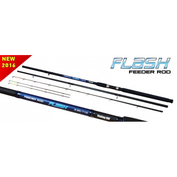 Удилище Fishing ROI Flash Fiberglass Feeder Rod 3.30m 410g 40-110g