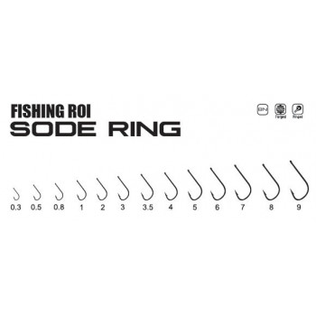 Гачки Fishing ROI Sode-ring №1