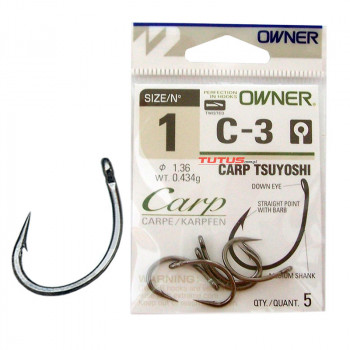 Крючки Owner Carp Tsuyoshi C3-50923 №4