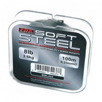 Лісочка матчева Fox Soft steel match 150m 0.16mm 150m 4lb