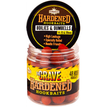 Бойли Dynamite Baits Hardened Hook Baits 48h Boilies and Dumbless Crave 15mm & 20mm