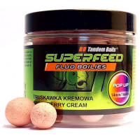 Бойлы Tandem Baits SF Fluo Pop-Up 14mm/16mm Mix 90g Strawberry Cream