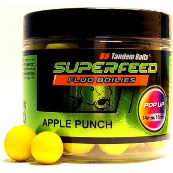 Бойли Tandem Baits SF Fluo Pop-Up 14mm/16mm Mix 90g Apple Punch