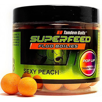 Бойли Tandem Baits SF Fluo Pop-Up 14mm/16mm Mix 90g Sexy Peach