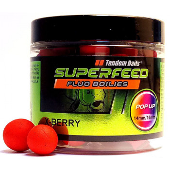 Бойли Tandem Baits SF Fluo Pop-Up 14mm/16mm Mix 90g X-Berry