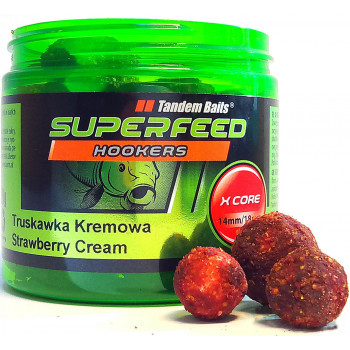 Бойли Tandem Baits SF X Core Hookers 14/18mm Mix 120g Strawberry Cream