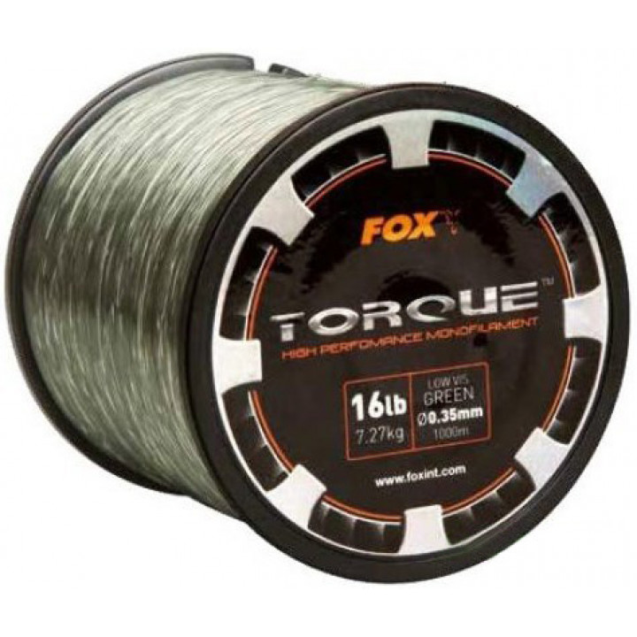 Лісочка Fox Torque Carp Line Low Vis Green 0.30mm 1000m