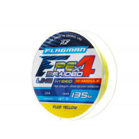 Шнур Flagman PE Hybrid F4 0.12mm 135m 6.4.kg FluoYellow