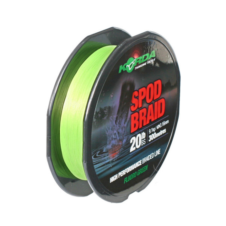 Маркер KORDA Marker Braid 300m 0.16mm 9.1kg FLUORO GREEN