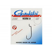 Крючок Gamakatsu Worm 34 NS 1шт 1