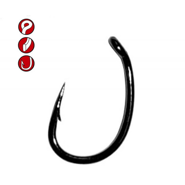 Гачок Gamakatsu G-Carp Super Rig Hook 10шт 1/0