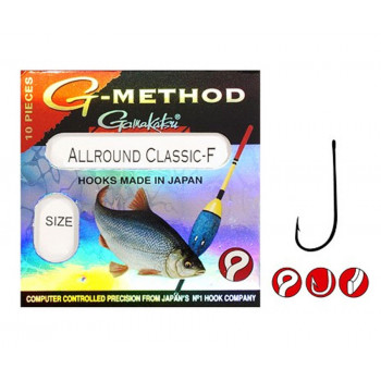 Крючок Gamakatsu Method Allround Classic F 10шт 12