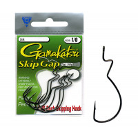 Крючок Gamakatsu Skip Gap Minor Black 5шт 4/0