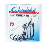 Гачок Gamakatsu Worm 314 MB 6шт 147396 1/0