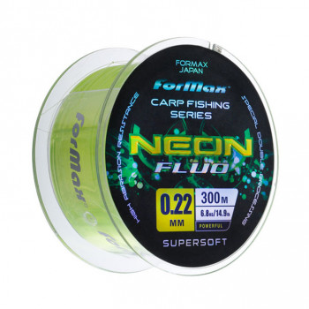Лісочка ForMax Carp Neon Fluo 0.22mm 300m