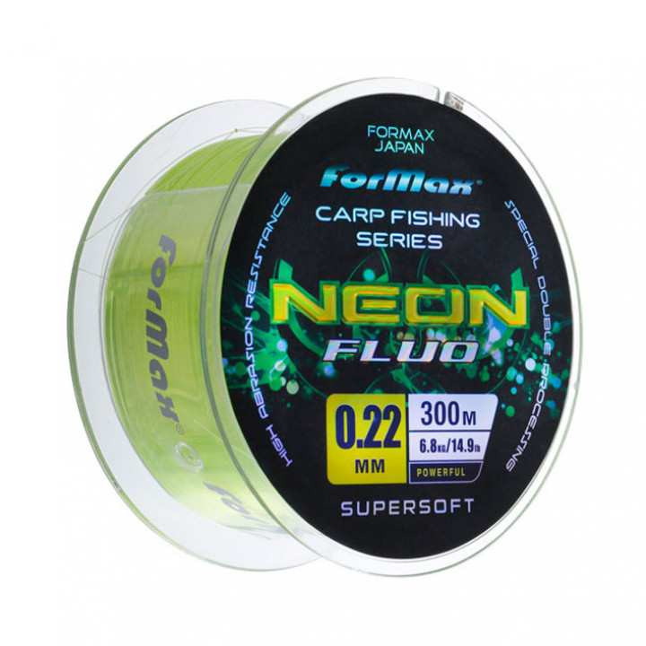 Леска ForMax Carp Neon Fluo 0.22mm 300m