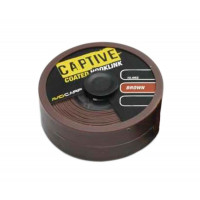 Поводковий матеріал Avid Carp Captive Coated Hooklink Brown 20m 15.8kg 35lb
