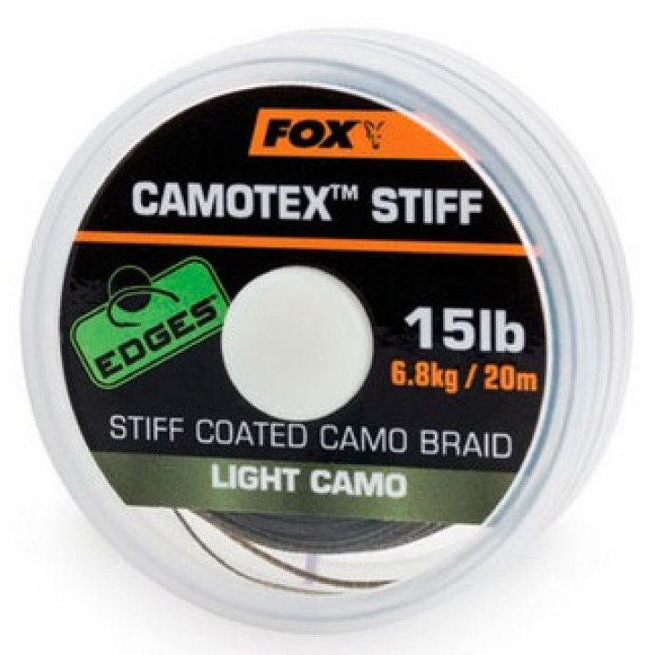 Поводковый материал FOX Camotex Light Stiff 20m 15lb
