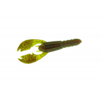 Рак Bass Assassin Pure Craw 4 10cm 10 шт. Green Pumpkin/Red Glitter