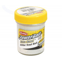 Паста форель Berkley Select Glitter TroutBait 50g White Twin