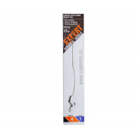 Готовый поводок с крючком CARP PRO Curved With Ring Ready Rig с кольцом 4