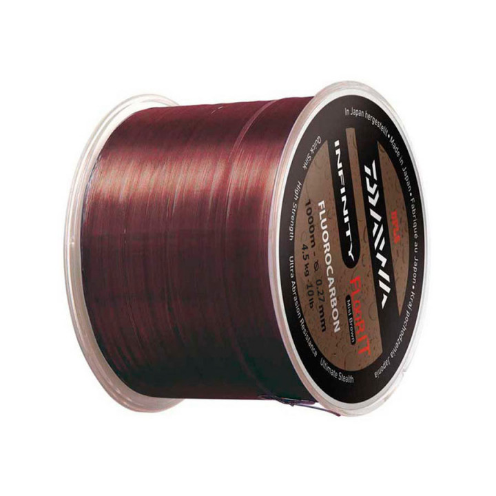 Лісочка Daiwa Infinity Floor It Fluorocarbon Line Brown 0.27mm 0.2-0.3mm 1000m